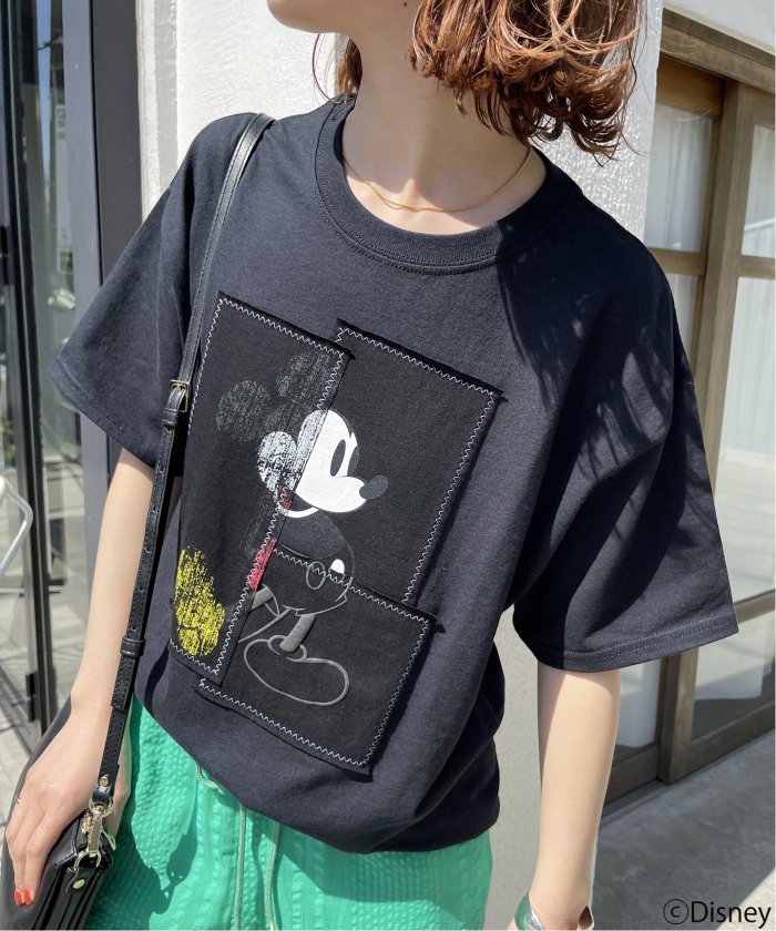 WIFFLE / ウィッフル】 別注 MickeyパッチワークTee | スピック