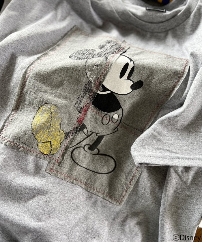 WIFFLE / ウィッフル】 別注 MickeyパッチワークTee | スピック