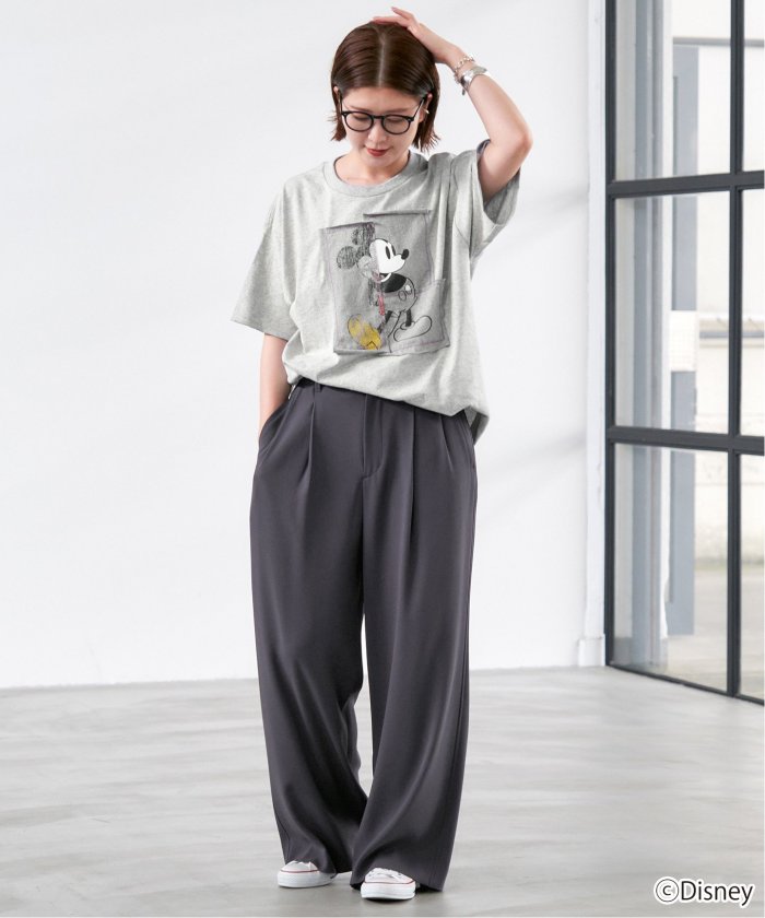 追加》WIFFLE / ウィッフル MICKYパッチワークTee(508077254