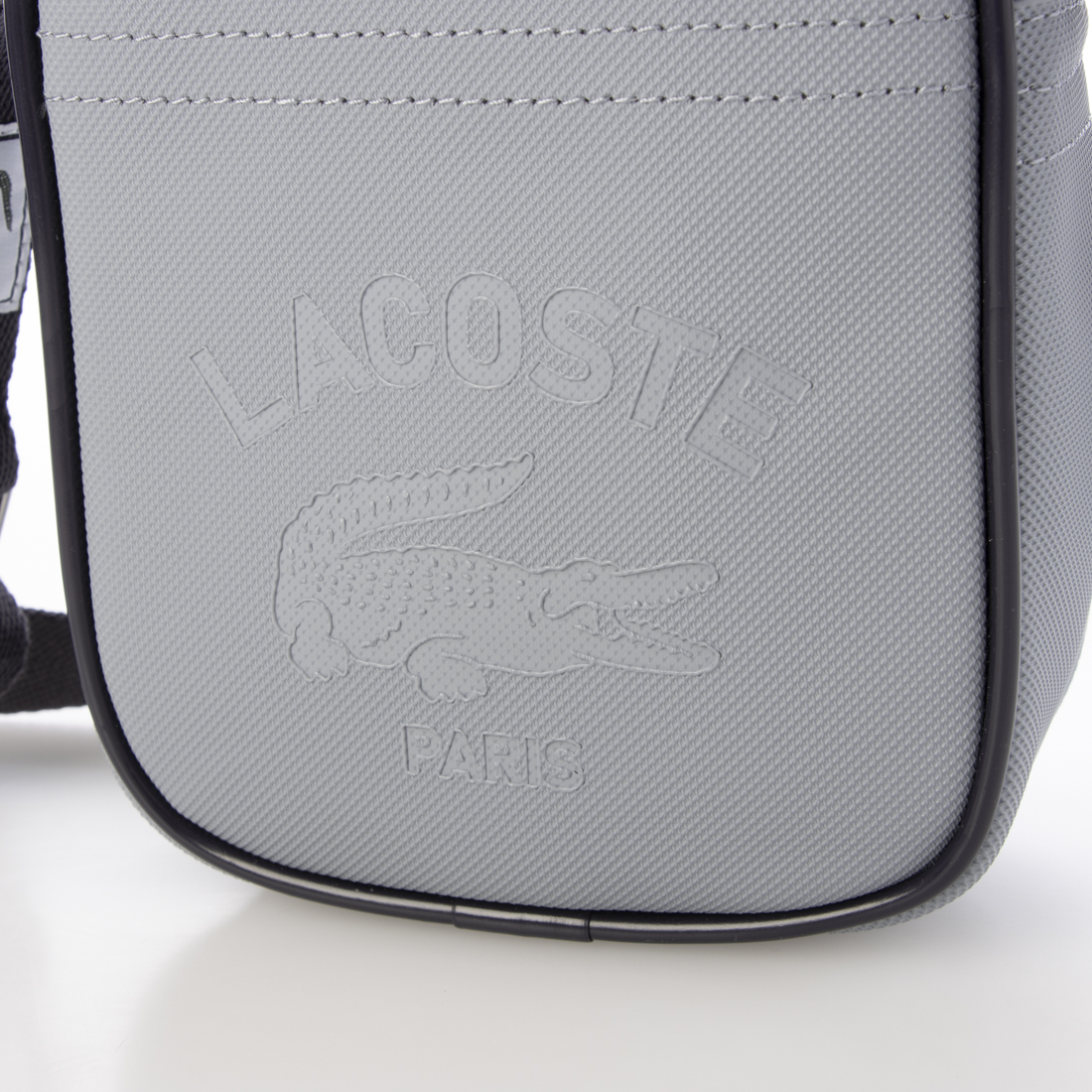 LACOSTE 未使用 ラコステ ウエストバッグ フルグレイン レザー