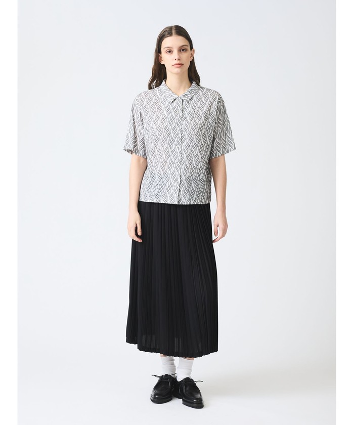セール 30%OFF】mizuiro ind カットジャカードハーフスリーブ