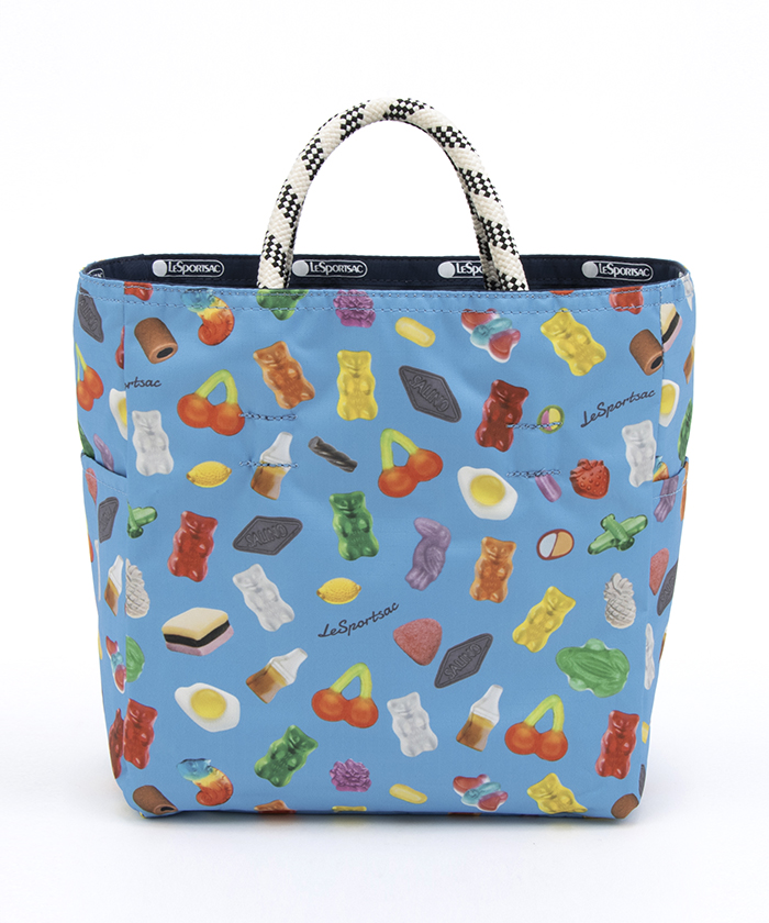 LeSportsac トートバッグ(リバーシブル) MEDIUM 2 WAY TOTEハリボーエヌワイシーリバーシブルトート