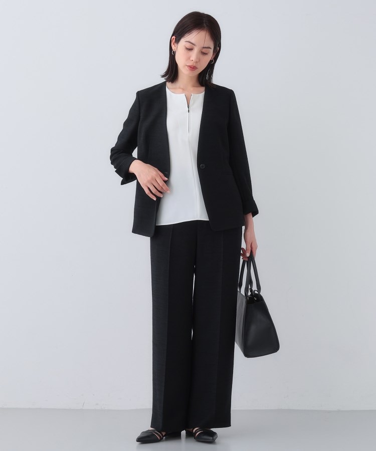 大きいサイズ◆美品◆インディヴィ　ノーカラージャケット　テーパードパンツ　42 楽天市場】スーツ パンツ 大きいサイズ レディース うすカル