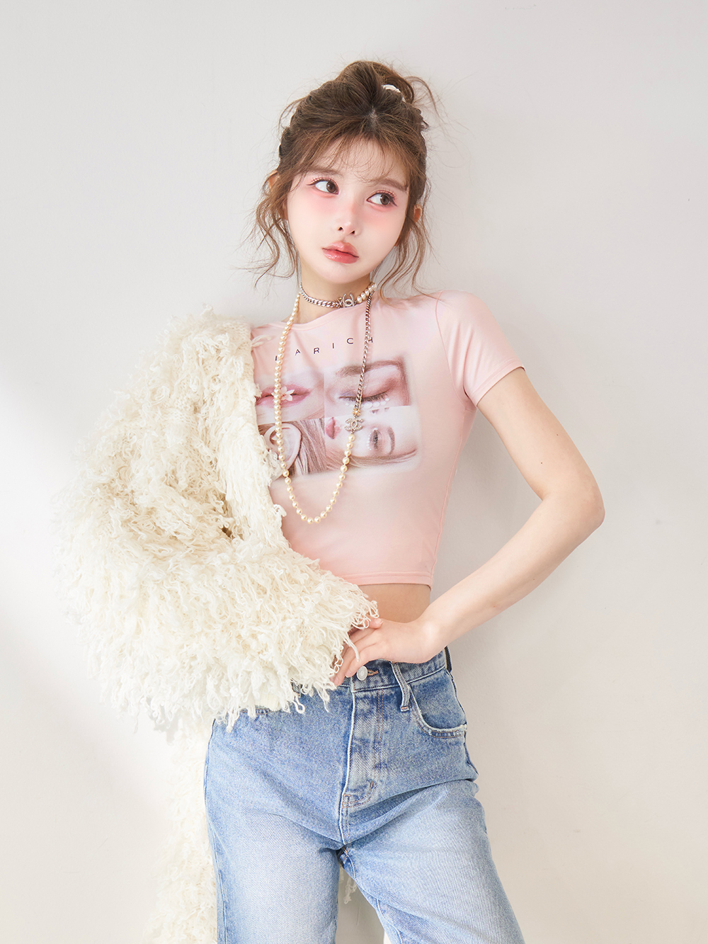 Darich♡新品レディフォトコンパクトTシャツ【Ｆ】 ダーリッチ Darich レディフォトコンパクトTシャツ(508082425