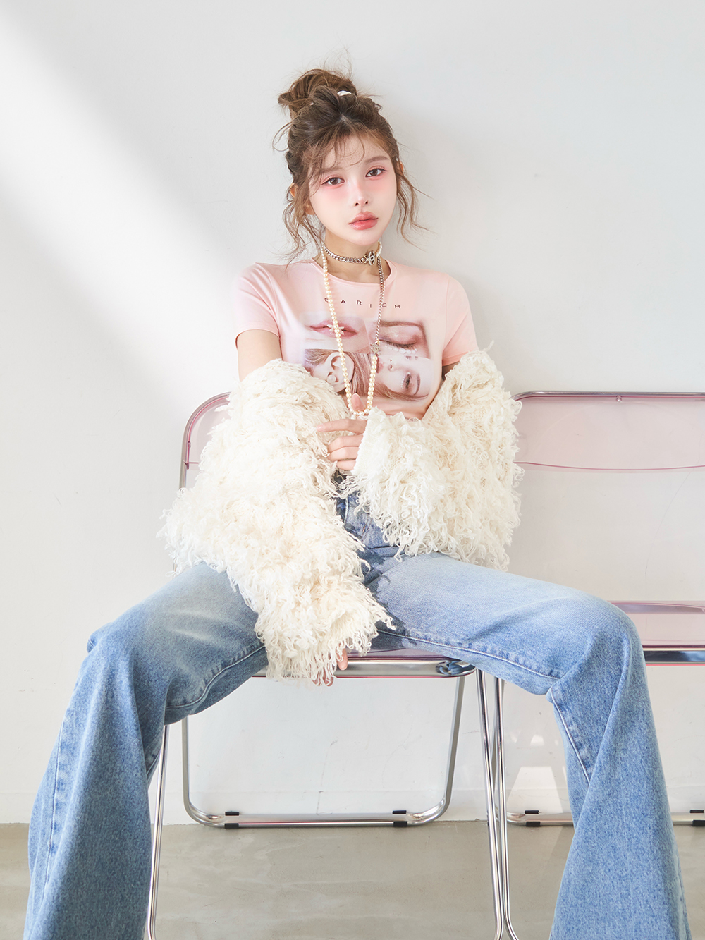 ダーリッチ Darich レディフォトコンパクトTシャツ(508082425