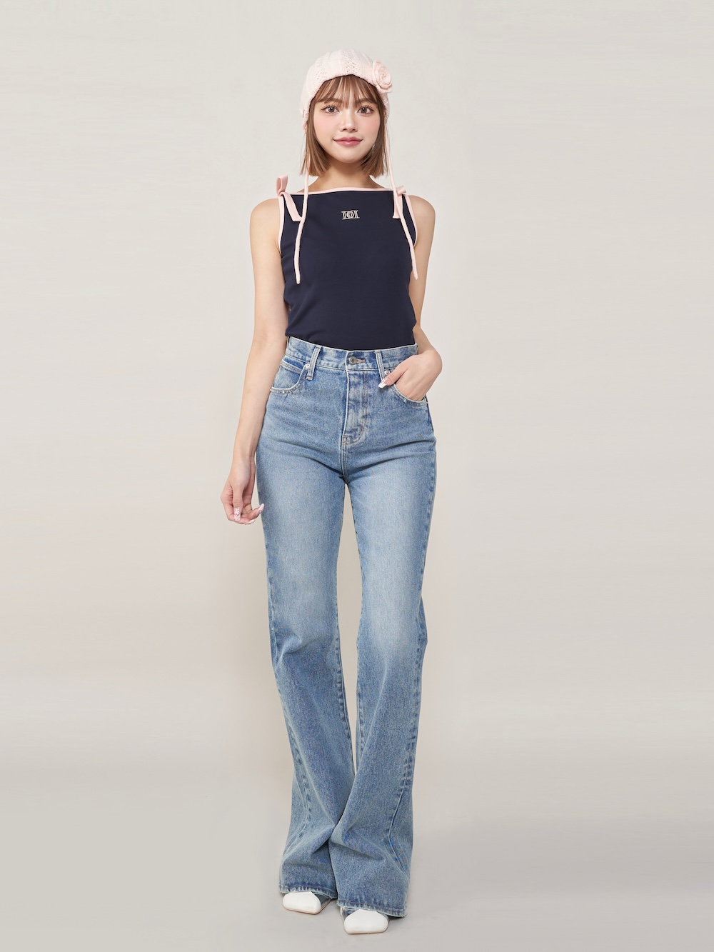 Darich ダーリッチ セミフレアデニムパンツ 予約商品】セミフレアデニムパンツ – Darich (ダーリッチ)