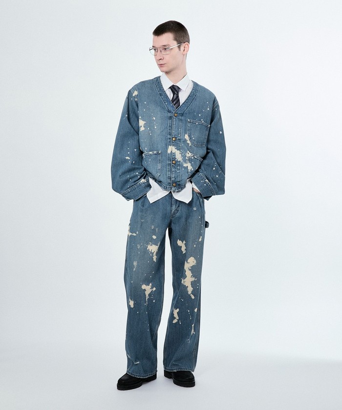 Lee x BELPER x M】PAINT PAINTER BUGGY PANTS(508040278) | M