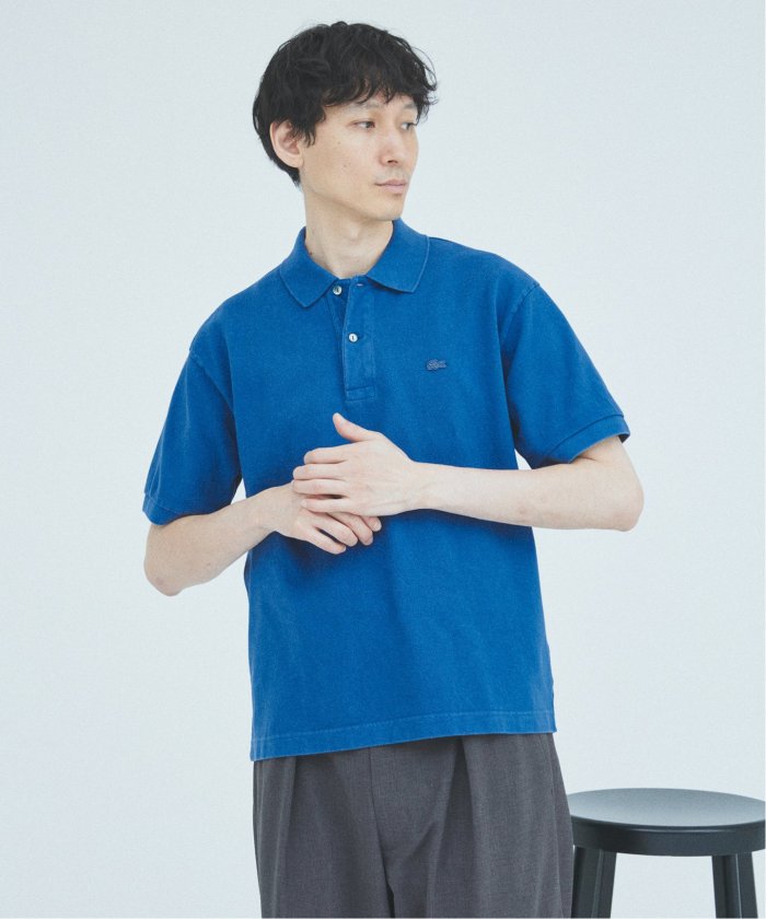 最終値下 ラコステ ジャーナルスタンダード別注 ヘビーピケポロシャツ LACOSTE / ラコステ 別注 ピグメント ダイ ヘビー ピケ
