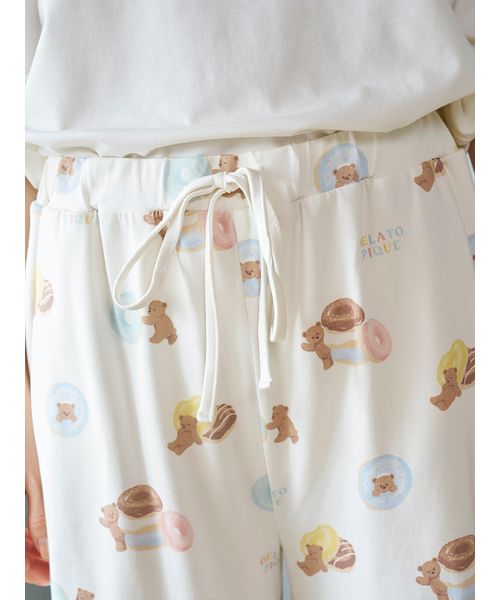 セール 30%OFF】ドーナツベア柄ロングパンツ(508083358