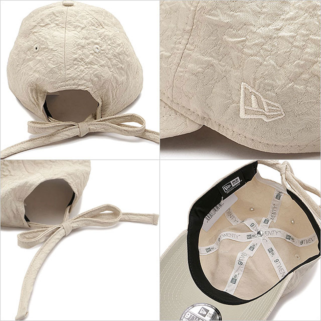 ニューエラ NEW ERA 9TWENTY JACQUARD RIBBON ベージュ