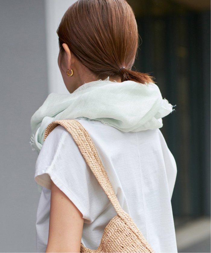 NIMNIMDUAI/ニムニムデュアイ　リネンストール セール 30%OFF】NIMNIMDUAI/ニムニムデュアイ LINEN GAUZE