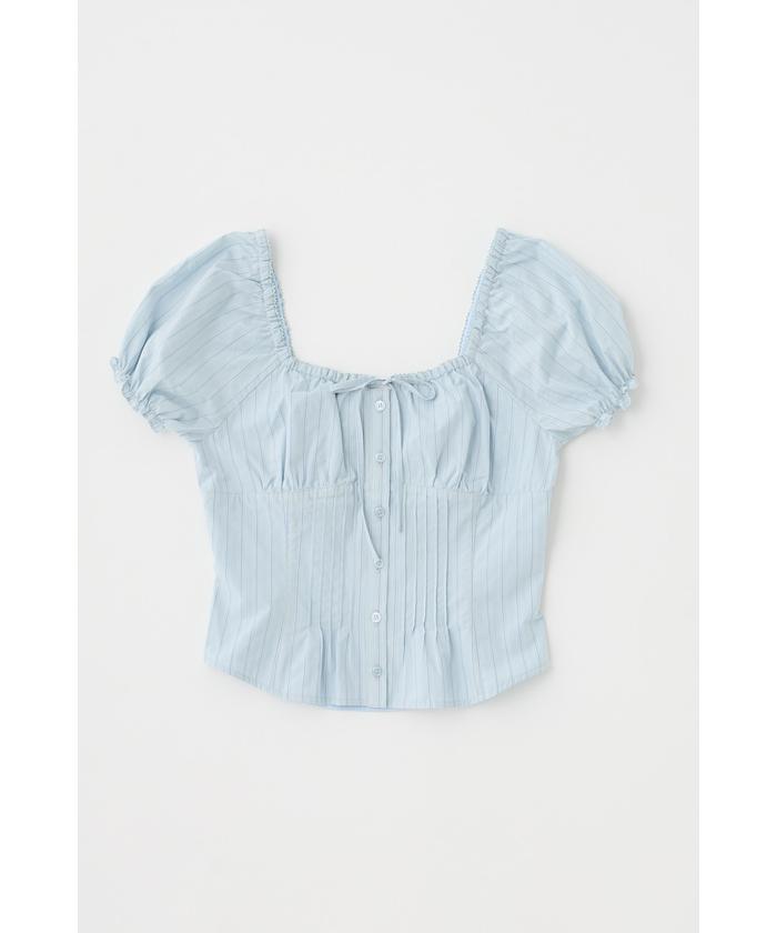 【MOUSSY】 PIN TUCK FIT ブラウス MOUSSY | PIN TUCK FIT ブラウス (シャツ・ブラウス ) |SHEL