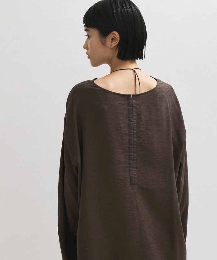 ADAM ET ROPE アダムエロペ 2WAY リネン ロンTEE ブラウス 定番人気】・【新色追加】2WAYリネンロンTEEブラウス(508080468