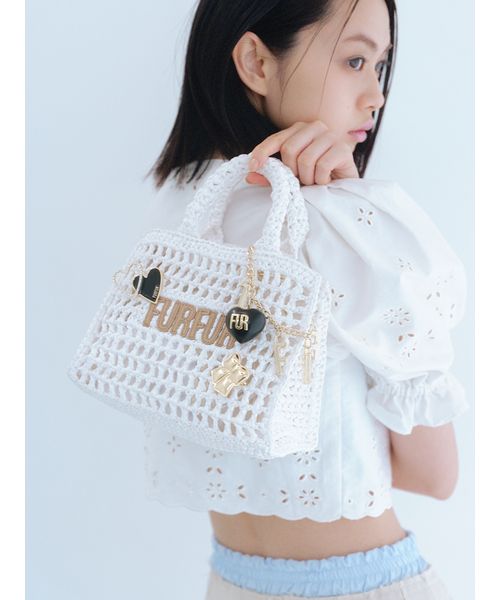 FURFUR ラフィアロゴトートバッグ 限定カラー】ラフィアロゴトートバッグ（トートバッグ）｜FURFUR