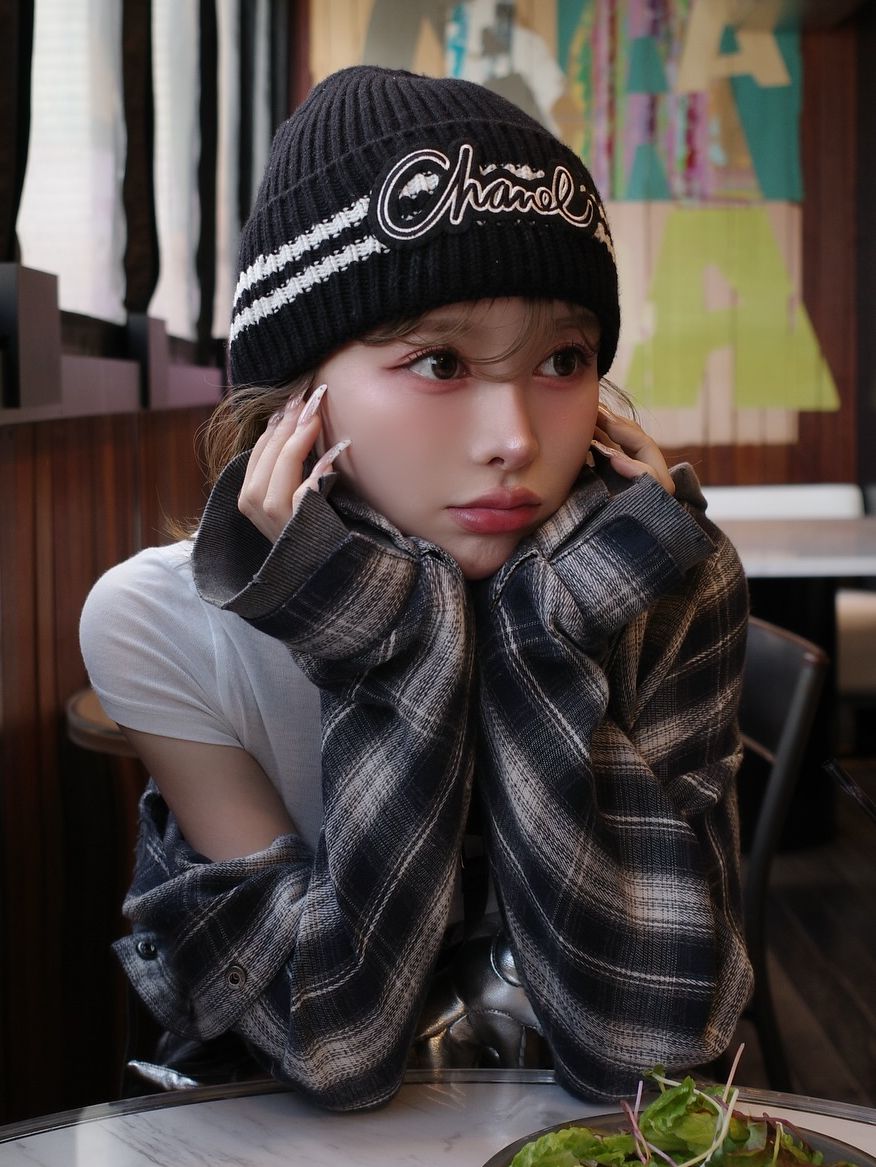 ダーリッチ Darich フードドッキングチェックルーズシャツ ダーリッチ Darich フードドッキングチェックルーズシャツ