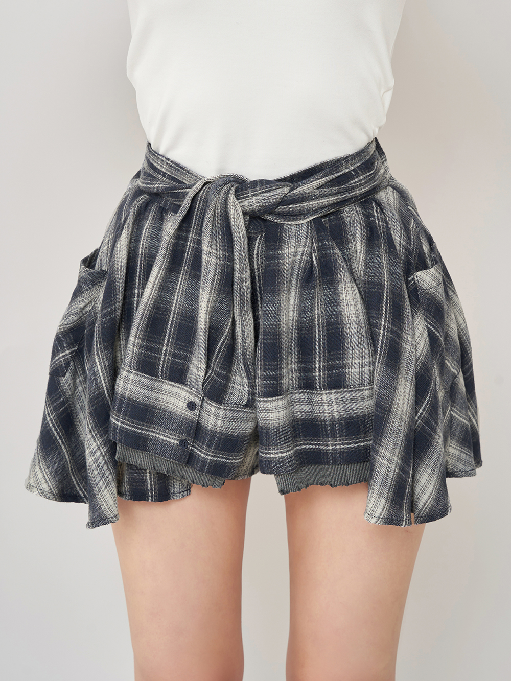 Darich レイヤードチェックショートパンツ レイヤードチェックショートパンツ（その他パンツ）｜Darich