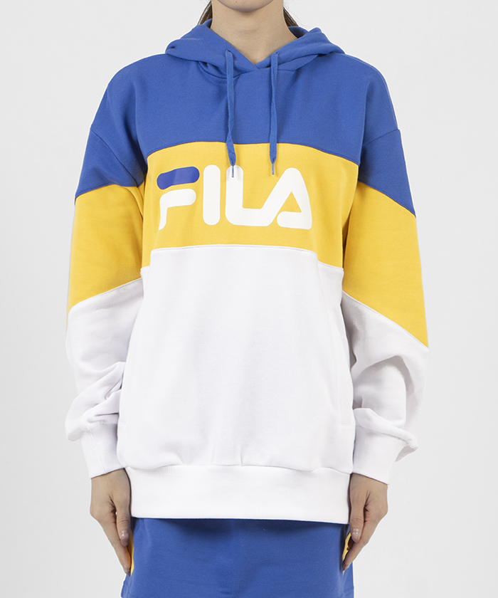 フィラ FILA 【カジュアルウェア】BIGトレーナー / レディース（サックス） カジュアルウェア】BIGトレーナー / レディース（インクブルー