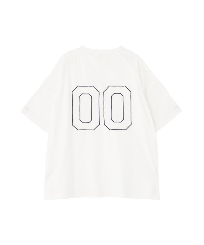 tシャツ 「WEB LIMITED Belle LINE」LACE NUMBERING T-SHIRT/レースナンバリングTシャツ レディース WEB LIMITED Belle LINE》LACE NUMBERING T－SHIRT/レース