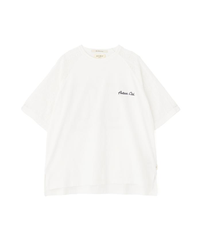 tシャツ 「WEB LIMITED Belle LINE」LACE NUMBERING T-SHIRT/レースナンバリングTシャツ レディース WEB LIMITED Belle LINE》LACE NUMBERING T－SHIRT/レース