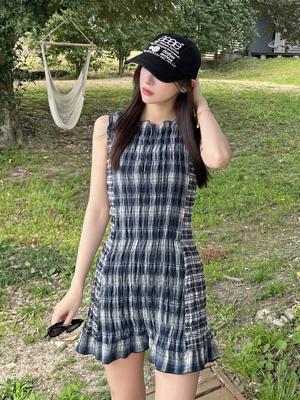チェックコンビミニワンピース – Darich (ダーリッチ)