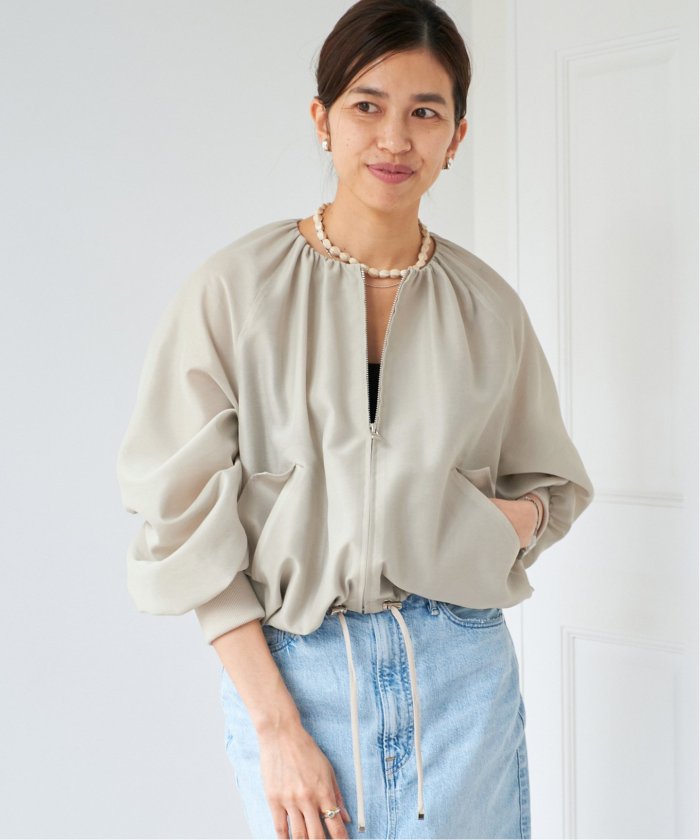 WEB限定/追加予約》シアーノーカラーブルゾン(508107115 WEB限定/追加予約》シアーノーカラーブルゾン(508107115