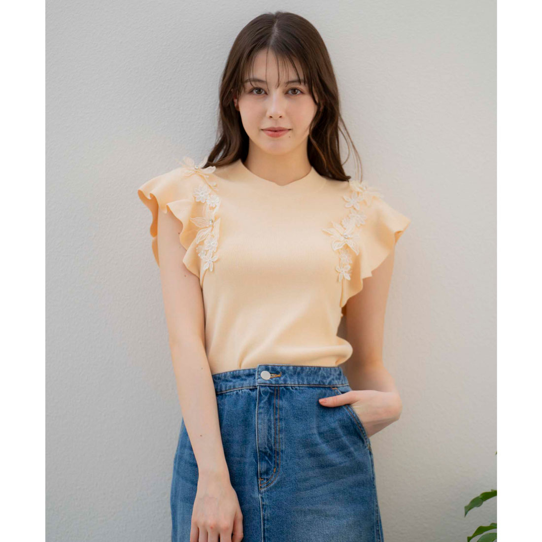 セール 30%OFF】ノエラ Noela モチーフフリルニット(508108886