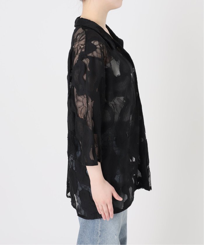 ESTHE OVERSIZED SHEER LACE シャツ(508110542) | フレーム