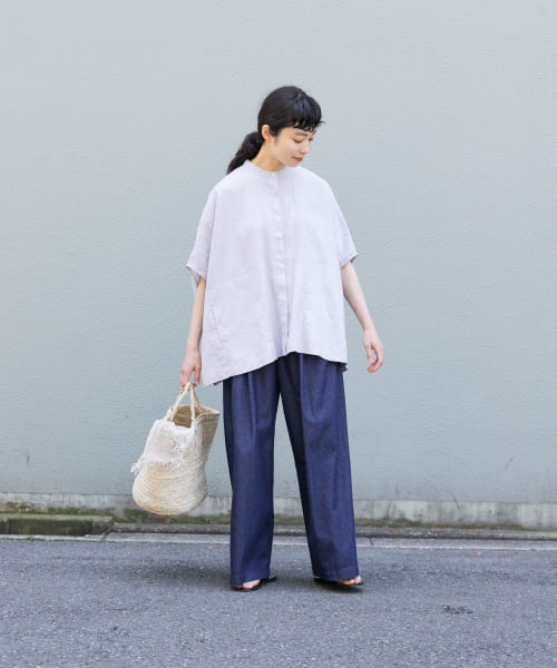 かぐれ リネンスクエアケープブラウス : マルイ(丸井)Yahoo!店