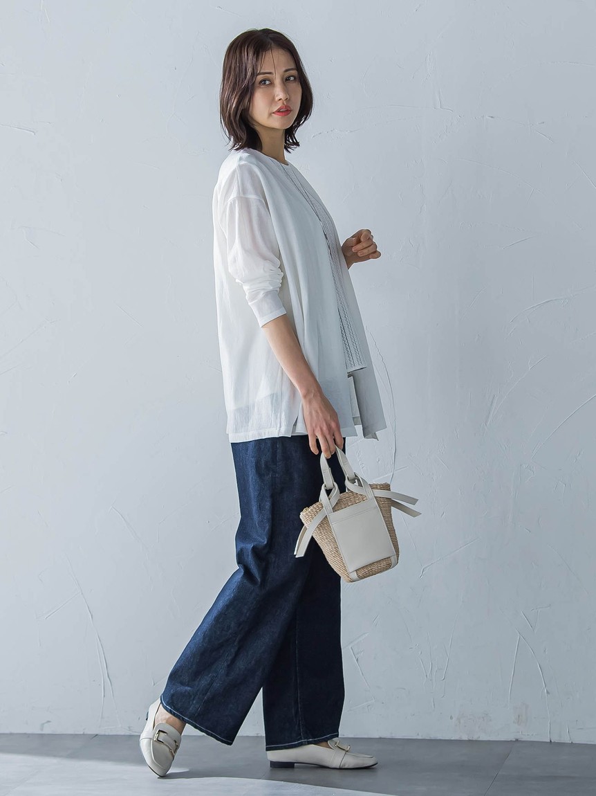 DE CLASSE LAUTREAMONT / デュクラス ロートレアモン コットンナイロンカーディガン≪手洗い可能≫ ロートレアモン デュクラス LAUTREAMONT DE CLASSE コットン