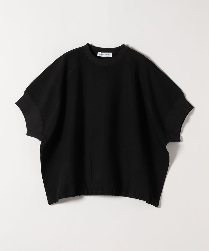 quaranciel:〈洗濯機可能〉ライト ポンチ ハーフスリーブ ドロスト ルーズ TEE quaranciel:〈洗濯機可能〉ライト ポンチ ハーフスリーブ