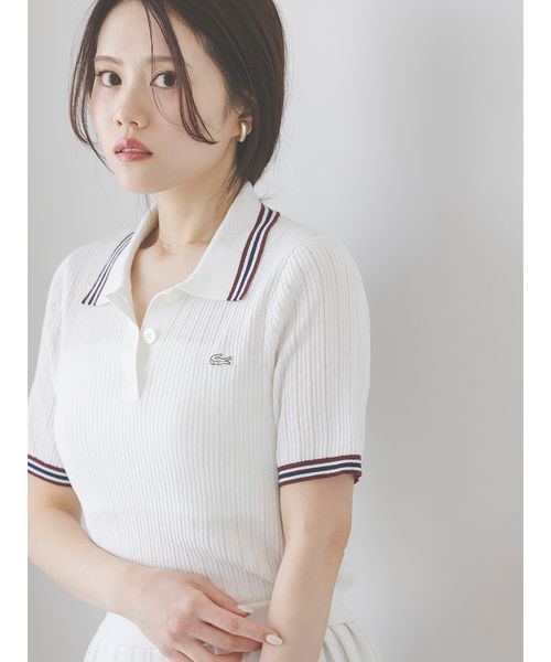 SNIDEL LACOSTE/ポロニット LACOSTE/ポロニット（ニット）｜SNIDEL（スナイデル