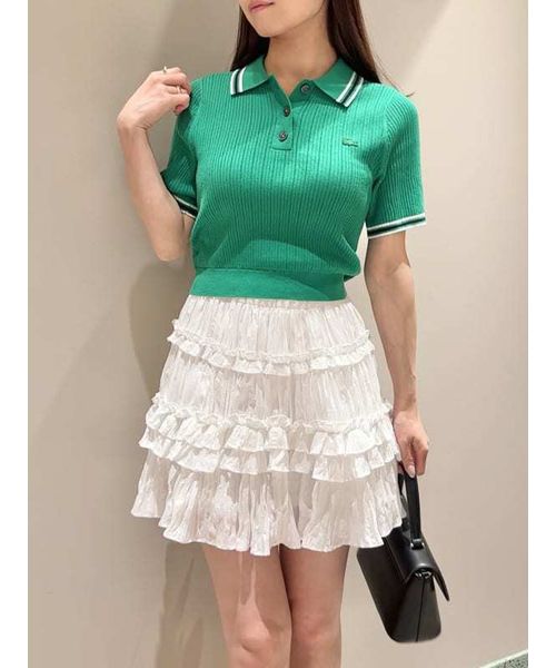 SNIDEL LACOSTE/ポロニット SNIDEL｜LACOSTE/ポロニット | Rakuten Fashion(楽天
