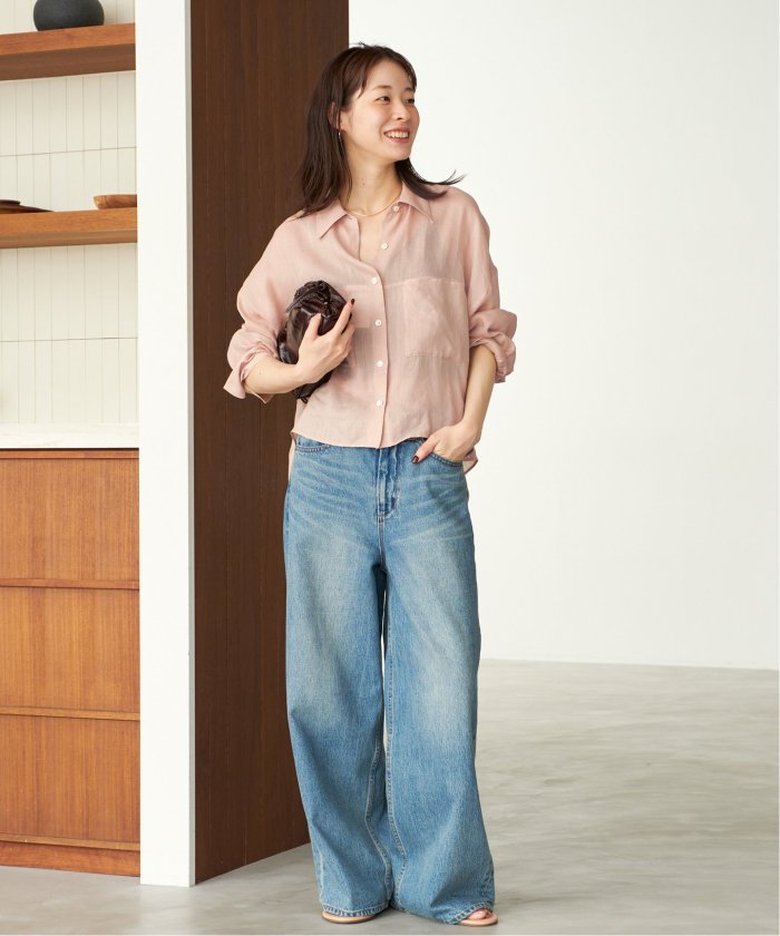 RAMIE LYOCELL CROPPED シャツ(508126061) | プラージュ(Plage