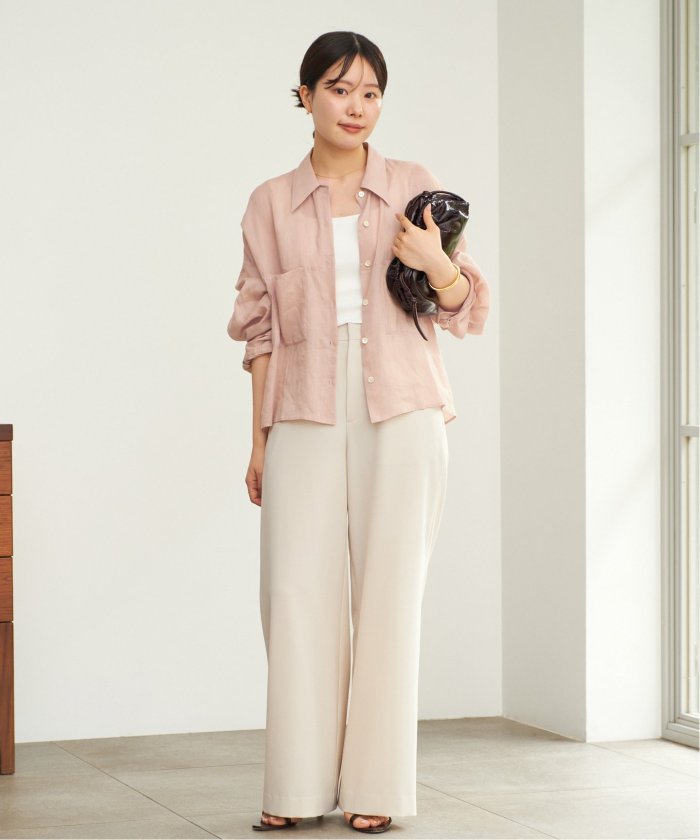 RAMIE LYOCELL CROPPED シャツ(508126061) | プラージュ(Plage