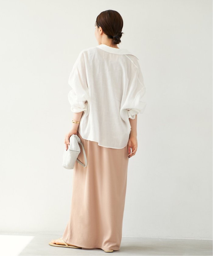 RAMIE LYOCELL CROPPED シャツ（シャツ／ブラウス）｜Plage