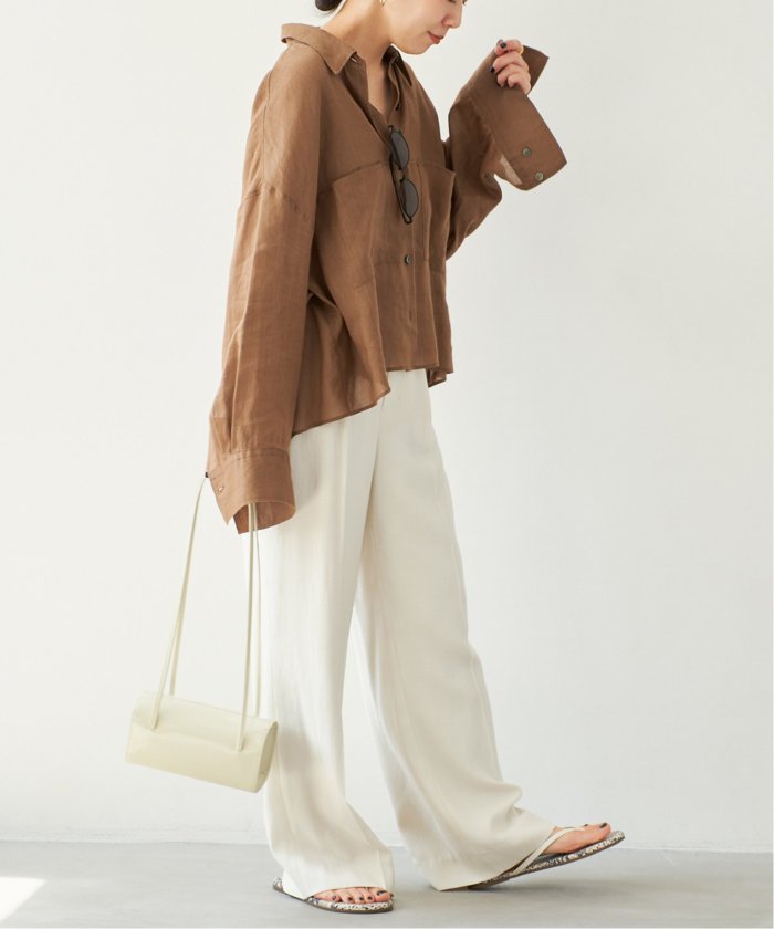 RAMIE LYOCELL CROPPED シャツ(508126061) | プラージュ(Plage