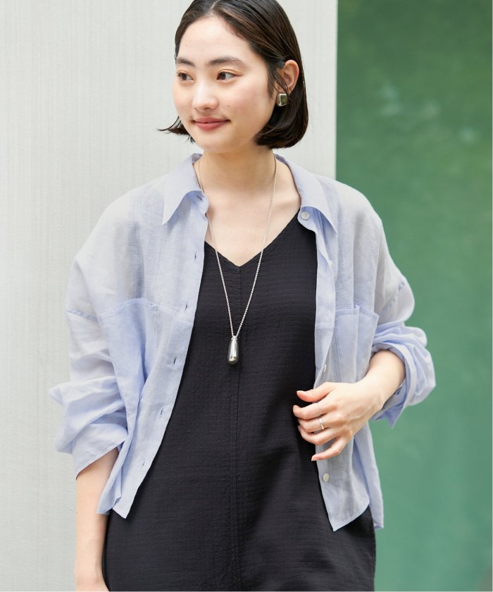 RAMIE LYOCELL CROPPED シャツ(508126061) | プラージュ(Plage