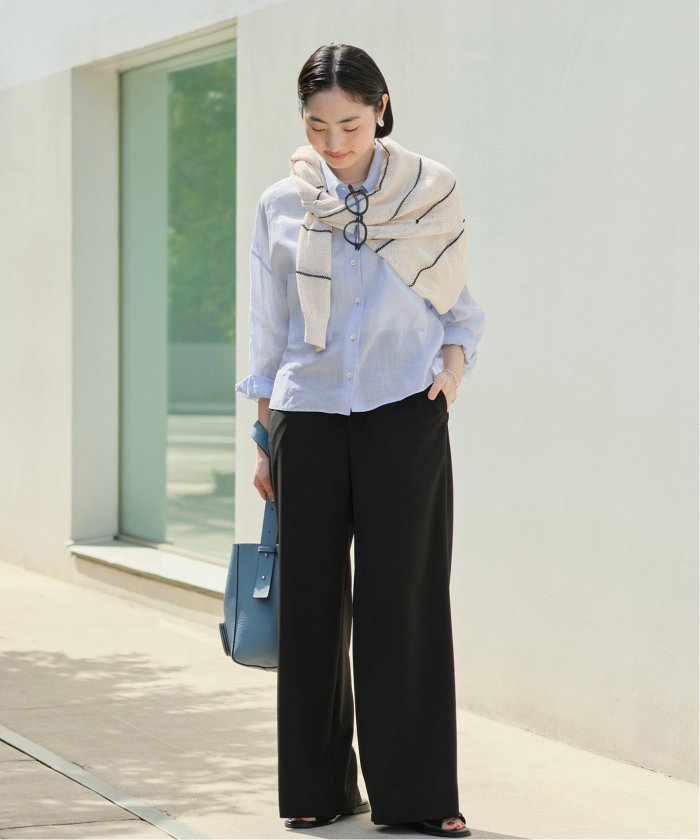 RAMIE LYOCELL CROPPED シャツ（シャツ／ブラウス）｜Plage