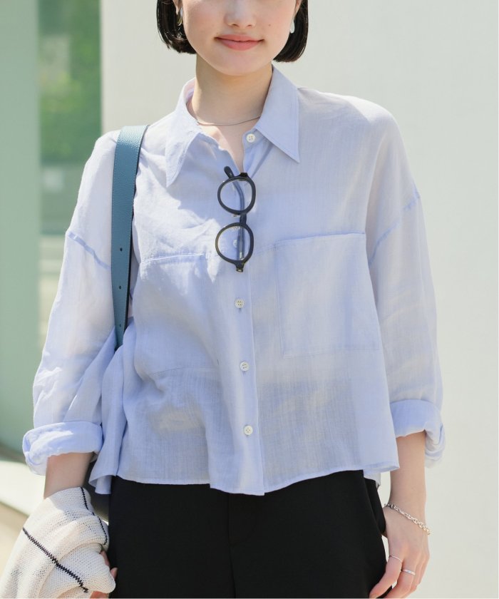 プラージュ Plage 《予約》RAMIE LYOCELL CROPPED シャツ