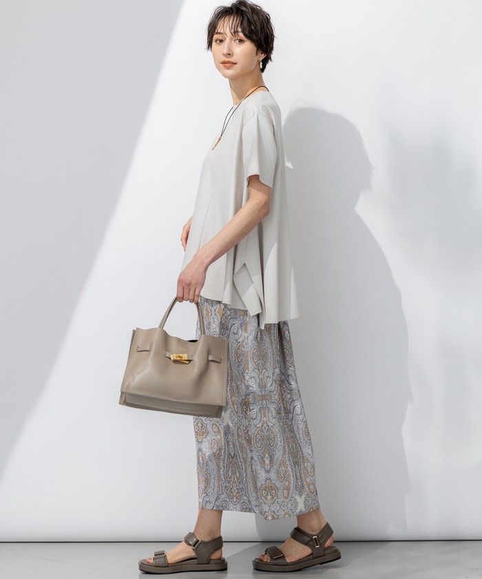 セール 20%OFF】【GLOW6月号掲載/汗じみ防止】スムースデザイン