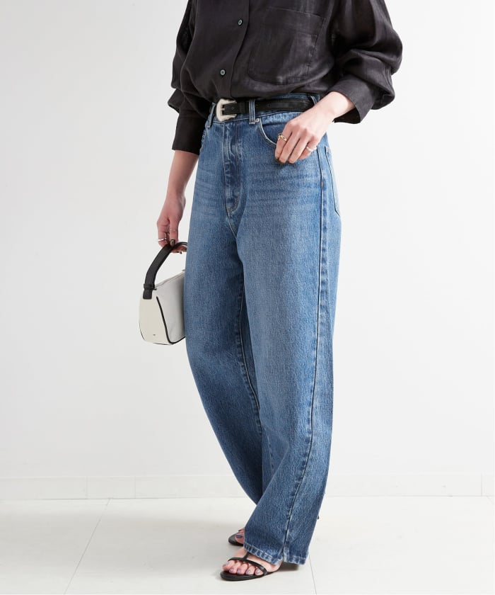 DU JOUR/デュ ジュール BARREL BAGGY JEAN ブルー　36 B.C STOCK｜《追加》ウォッシャブル / DU JOUR/デュ ジュール