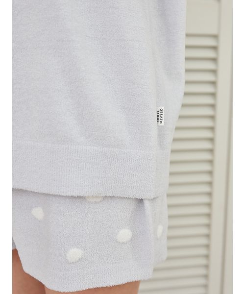 セール】あざらしジャガードプルオーバー&ショートパンツセット