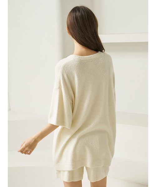 gelatopique スムーズィーロゴジャガードプルオーバー&ショートパンツ スムーズィーロゴジャガードプルオーバー&ショートパンツセット