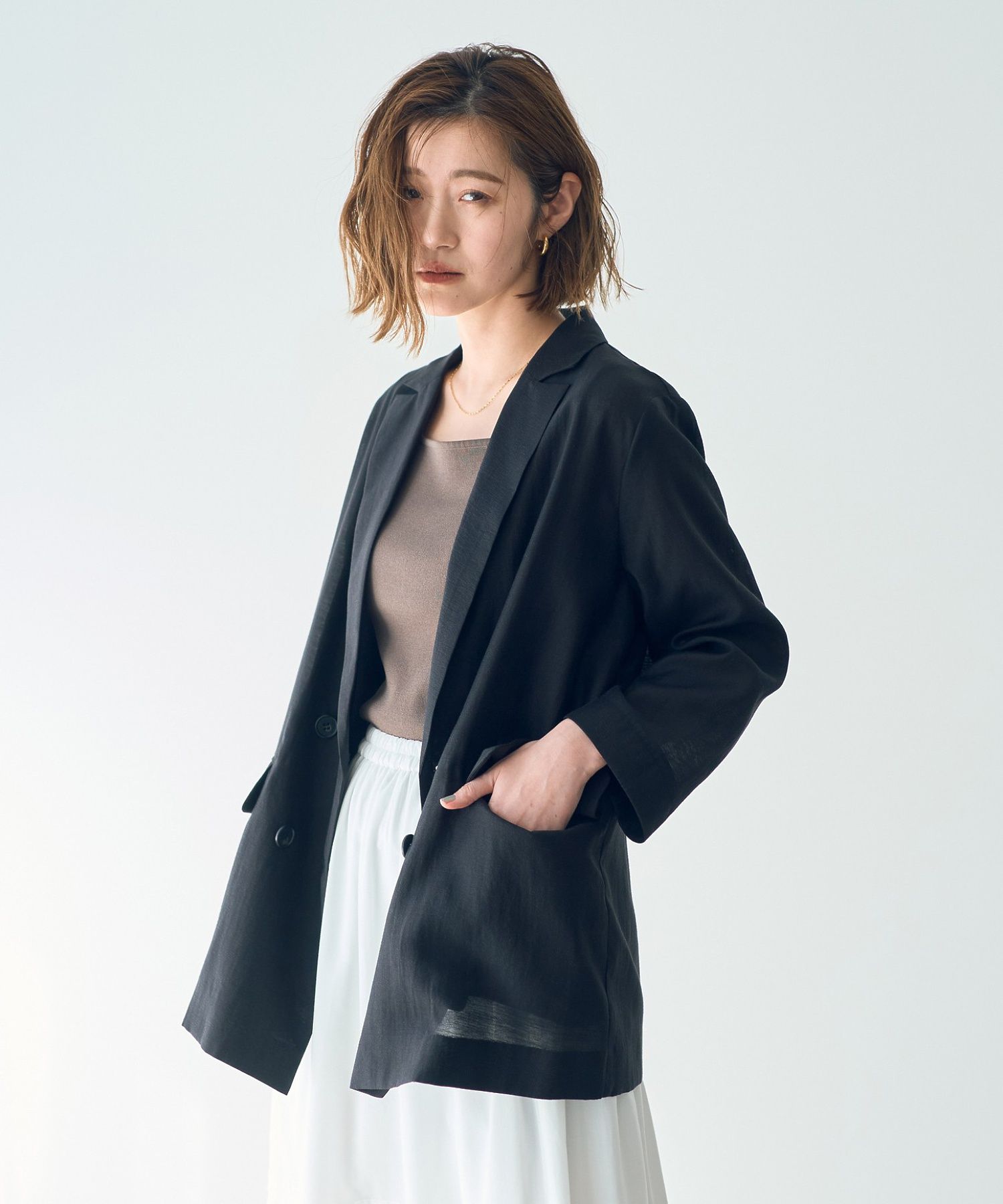 YECCA VECCA 2025最新モデル シアーテーラードジャケット YECCA VECCA｜シアーテーラードジャケット | Rakuten Fashion
