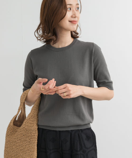UR TECH ひやサラクール』コットンハーフスリーブKNIT(508130036