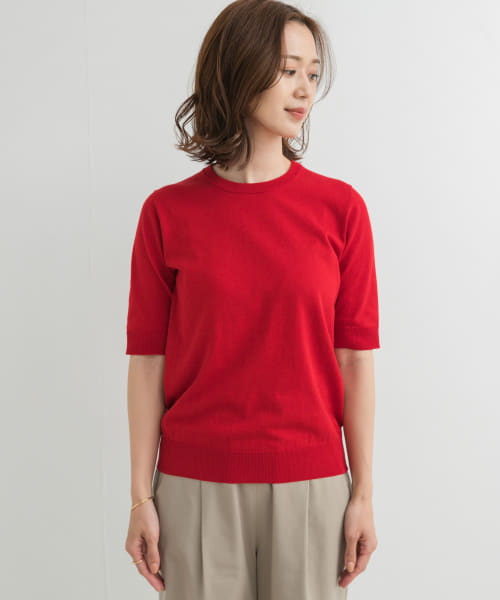 UR TECH ひやサラクール』コットンハーフスリーブKNIT(508130036
