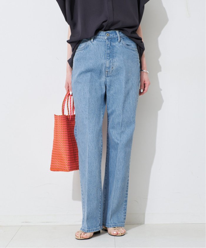 新品完売品　SLOBE IENA LE DENIM スリムフレアレングス　デニム セール】LE DENIM スリムフレアレングス(508133153) | スローブ