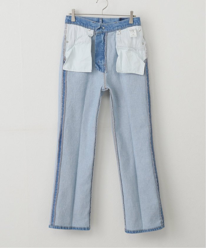 SLOBE IENA LE DENIM スリムフレアレングスサイズ40 セール】LE DENIM スリムフレアレングス（その他パンツ）｜SLOBE