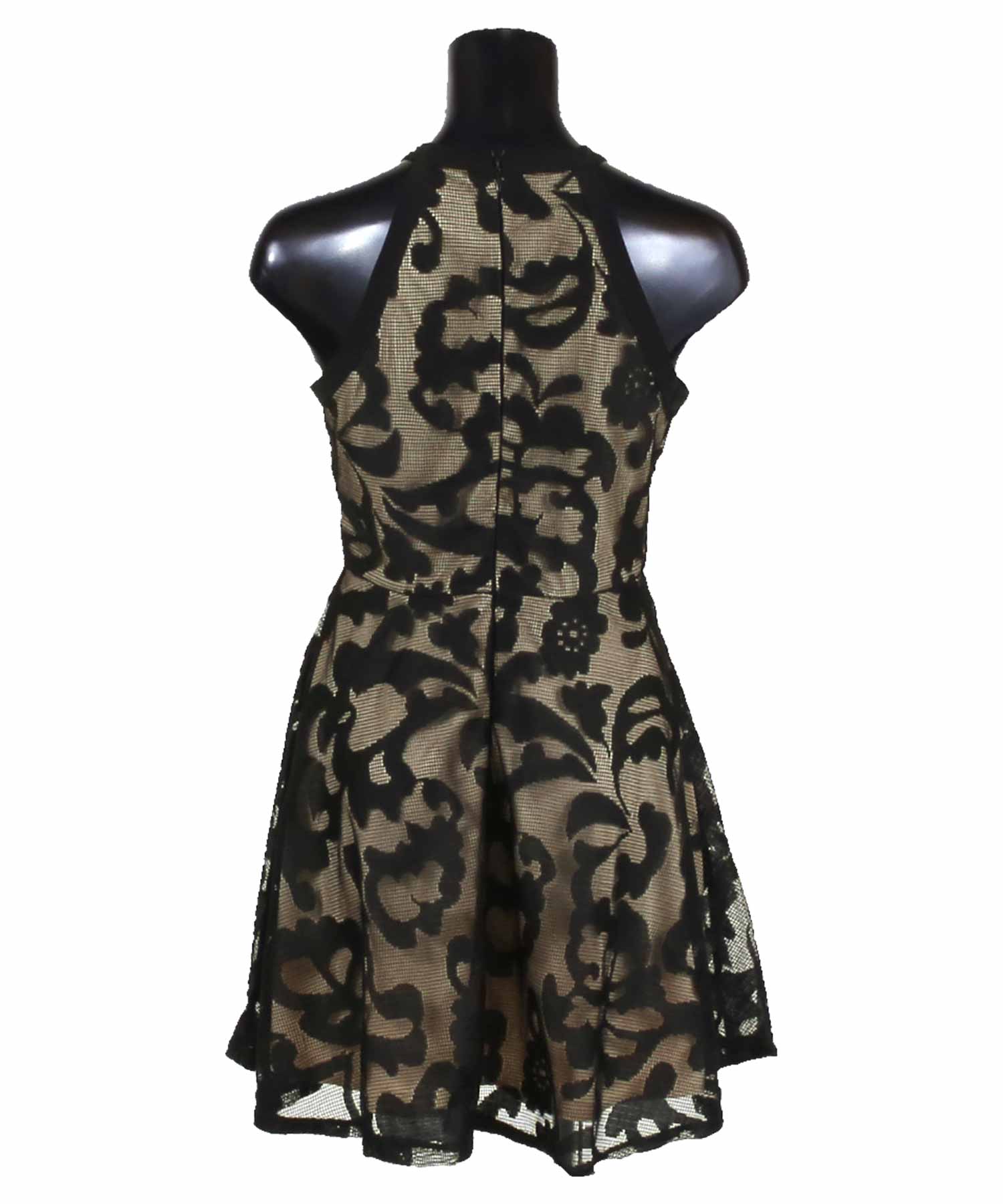 ティカ Tika キャバドレス メッシュレースホルターネックハイ