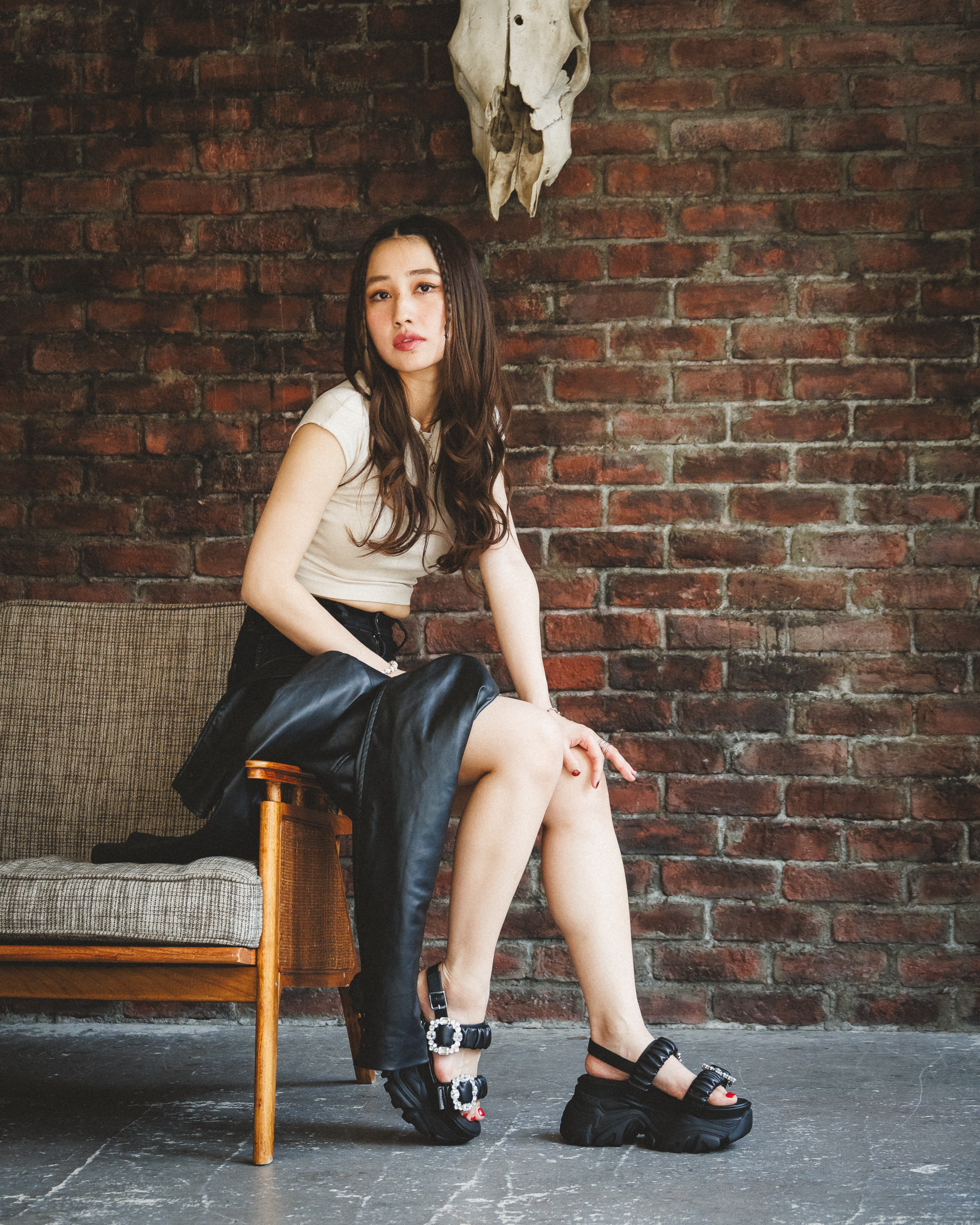 【STEVE MADDEN】MYTHICALL ベルト バックル 5cm 厚底 サンダル スティーブ マデン STEVE MADDEN バックベルト厚底サンダル